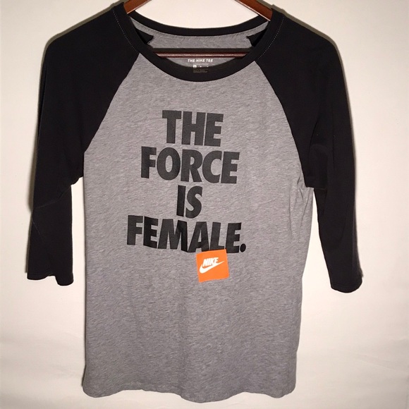 the force is female nike t shirt
